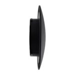 GloboStar® HELIO-R 60659 Φωτιστικό Τοίχου – Απλίκα Αρχιτεκτονικού Φωτισμού Εσωτερικού/Εξωτερικού Χώρου LED 7W 805lm 120° x 360° AC 220-240V Αδιάβροχο IP65 Φ16 x Π5cm – Θερμό Λευκό 2700K – Μαύρο – Στρόγγυλο – Bridgelux Chip – 3 Years Warranty