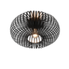 Φωτιστικό Οροφής Trio Lighting E27   Μαύρο Ματ Μεταλλικό    – 606900132