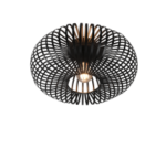 Φωτιστικό Οροφής Trio Lighting E27   Μαύρο Ματ Μεταλλικό    – 606900132