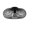 Φωτιστικό Οροφής Trio Lighting E27   Μαύρο Ματ Μεταλλικό    – 606900132