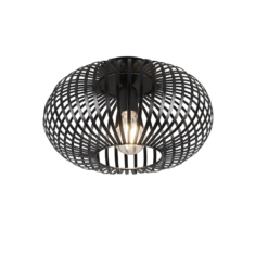 Φωτιστικό Οροφής Trio Lighting JOHANN 1x E27 Μαύρο Ματ Μεταλλικό – 606903032