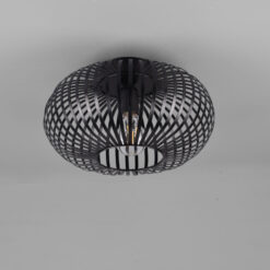 Φωτιστικό Οροφής Trio Lighting JOHANN  1x E27 Μαύρο Ματ Μεταλλικό   – 606903032