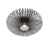 Φωτιστικό Οροφής Trio Lighting E27   Μαύρο Ματ Μεταλλικό    – 606905032