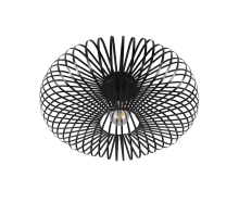 Φωτιστικό Οροφής Trio Lighting E27   Μαύρο Ματ Μεταλλικό    – 606905032