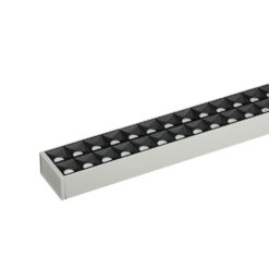 LED Γραμμικό Κρεμαστό Φωτιστικό Non Linkable Ασημί Up Down 60W Dimmable V-TAC Samsung Chip 6600lm 120° UGR<6 Φυσικό Λευκό 4000K – 607