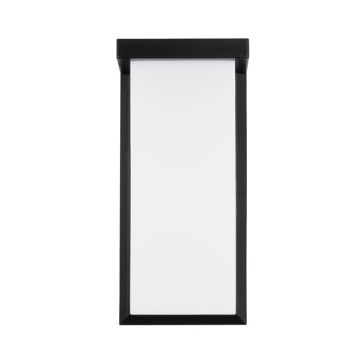 GLOBOSTAR® LOFT 60758 Φωτιστικό Τοίχου – Απλίκα Εσωτερικού/Εξωτερικού Χώρου LED 18W 1890lm 120° AC175-265V Αδιάβροχο IP65 – Πλαστικό Σώμα – Φυσικό λευκό 4500K – Μ24.5 x Π11 x Υ9.5cm – Μαύρο – Bridgelux Chip – 3 Χρόνια Εγγύηση