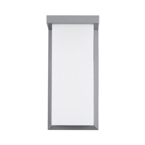 GLOBOSTAR® LOFT 60759 Φωτιστικό Τοίχου – Απλίκα Εσωτερικού/Εξωτερικού Χώρου LED 18W 1890lm 120° AC175-265V Αδιάβροχο IP65 – Πλαστικό Σώμα – Φυσικό λευκό 4500K – Μ24.5 x Π11 x Υ9.5cm –  Γκρι – Bridgelux Chip – 3 Χρόνια Εγγύηση