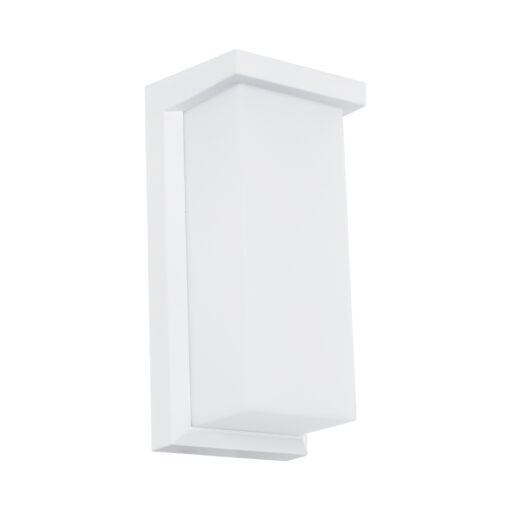 GLOBOSTAR® LOFT 60760 Φωτιστικό Τοίχου – Απλίκα Εσωτερικού/Εξωτερικού Χώρου LED 18W 1890lm 120° AC175-265V Αδιάβροχο IP65 – Πλαστικό Σώμα – Φυσικό λευκό 4500K – Μ24.5 x Π11 x Υ9.5cm – Λευκό – Bridgelux Chip – 3 Χρόνια Εγγύηση