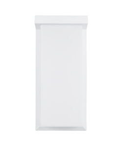 GLOBOSTAR® LOFT 60760 Φωτιστικό Τοίχου – Απλίκα Εσωτερικού/Εξωτερικού Χώρου LED 18W 1890lm 120° AC175-265V Αδιάβροχο IP65 – Πλαστικό Σώμα – Φυσικό λευκό 4500K – Μ24.5 x Π11 x Υ9.5cm – Λευκό – Bridgelux Chip – 3 Χρόνια Εγγύηση