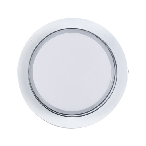 GLOBOSTAR® NEXUS 60763 Φωτιστικό Τοίχου – Απλίκα Εσωτερικού/Εξωτερικού Χώρου LED 10W 1050lm 120° AC175-265V Αδιάβροχο IP65 – Πλαστικό Σώμα – Φυσικό λευκό 4500K – Φ17 x Υ9cm – Λευκό – Bridgelux Chip – 3 Χρόνια Εγγύηση