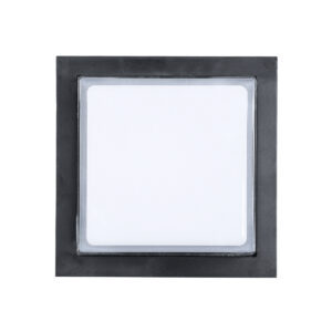 GLOBOSTAR® NEXUS 60767 Φωτιστικό Τοίχου – Απλίκα  Εσωτερικού/Εξωτερικού Χώρου LED 10W 1050lm 120° AC175-265V Αδιάβροχο IP65 – Πλαστικό Σώμα – Φυσικό λευκό 4500K – Μ17 x Π17 x Υ9cm – Μαύρο – Bridgelux Chip – 3 Χρόνια Εγγύηση