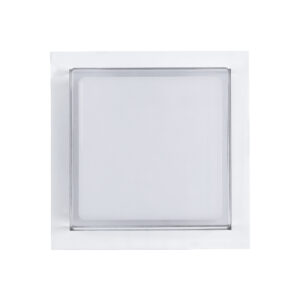 GLOBOSTAR® NEXUS 60769 Φωτιστικό Τοίχου – Απλίκα Εσωτερικού/Εξωτερικού Χώρου LED 10W 1050lm 120° AC175-265V Αδιάβροχο IP65 – Πλαστικό Σώμα – Φυσικό λευκό 4500K – Μ17 x Π17 x Υ9cm – Λευκό – Bridgelux Chip – 3 Χρόνια Εγγύηση