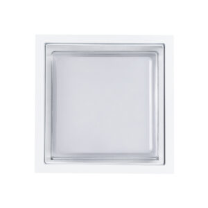 GLOBOSTAR® MAJESTIC 60775 Φωτιστικό Τοίχου – Απλίκα Εσωτερικού/Εξωτερικού Χώρου LED 10W 1050lm 120° AC175-265V Αδιάβροχο IP65 – Πλαστικό Σώμα – Φυσικό λευκό 4500K – Μ17 x Π17 x Υ9cm – Λευκό – Bridgelux Chip – 3 Χρόνια Εγγύηση