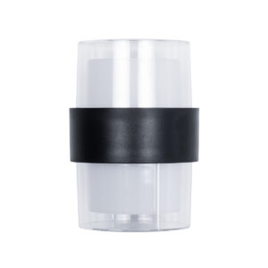 GLOBOSTAR® EMPIRE 60776  Φωτιστικό Τοίχου – Απλίκα Εσωτερικού/Εξωτερικού Χώρου LED 10W 1050lm 120° AC175-265V Αδιάβροχο IP65 – Πλαστικό Σώμα – Φυσικό λευκό 4500K – M10 x Π11 x Υ13.5cm – Μαύρο – Bridgelux Chip – 3 Χρόνια Εγγύηση