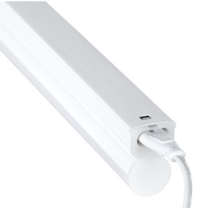 GloboStar® TUBO 60790 Γραμμικό Φωτιστικό Οροφής Linear LED Τύπου T5 Επεκτεινόμενο 18W 1800lm 180° AC 220-240V IP20 Πάγκου Κουζίνας με Διακόπτη On/Off Μ120 x Π2.2 x Υ3.5cm Ψυχρό Λευκό 6000K – Λευκό – 3 Years Warranty