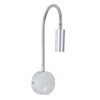 GloboStar® GOOSE 60879 Μοντέρνο Φωτιστικό Τοίχου – Απλίκα Ξενοδοχείου Bed Side LED 3W 300lm 36° AC 220-240V – Reading Light – Μ6.5 x Π15 x Υ24.5cm – Φυσικό Λευκό 4500K – Ασημί Νίκελ