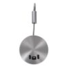 GloboStar® GOOSE 60884 Μοντέρνο Φωτιστικό Τοίχου – Απλίκα Ξενοδοχείου Bed Side LED 6W 600lm 36° & 360° AC 220-240V – Reading Light & 360° Κρυφός Φωτισμός – Φορτιστής USB 3A – Μ15.5 x Π15 x Υ30.5cm – Φυσικό Λευκό 4500K – Ασημί Νίκελ
