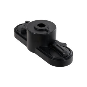 GloboStar® 2L-EUROTRACK 60911 Αντάπτορας Κρέμασης Φωτιστικού – Μονοφασικός 2 Καλωδίων για όλες τις Ράγες EUROTRACK AC 220-240V IP20 Μ10 x Π4 x Υ3.2cm – EUROTRACK® System 1L+1N – Θερμοπλαστικό – Μαύρο – 5 Χρόνια Εγγύηση