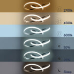 GloboStar® DEXTER 60913 Κρεμαστό Φωτιστικό Οροφής Design LED CCT 90W 10080lm 300° AC 220-240V – Εναλλαγή Φωτισμού μέσω Τηλεχειριστηρίου All In One Ψυχρό 6000k+Φυσικό 4500k+Θερμό 2700k Dimmable Φ73cm – Μαύρο – 3 Years Warranty