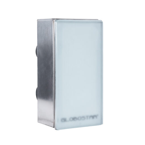 GloboStar® CYBOLITHOS 60953 Χωνευτό Φωτιστικό Σποτ Δαπέδου LED 4W 400lm 120° DC 24V Αδιάβροχο IP68 IK06 Μ20 x Π10 x Υ8cm RGB Dimmable – Tempered Γαλακτερό Γυαλί & Ανοξείδωτο Ατσάλι – Bridgelux Chip – 3 Χρόνια Εγγύηση