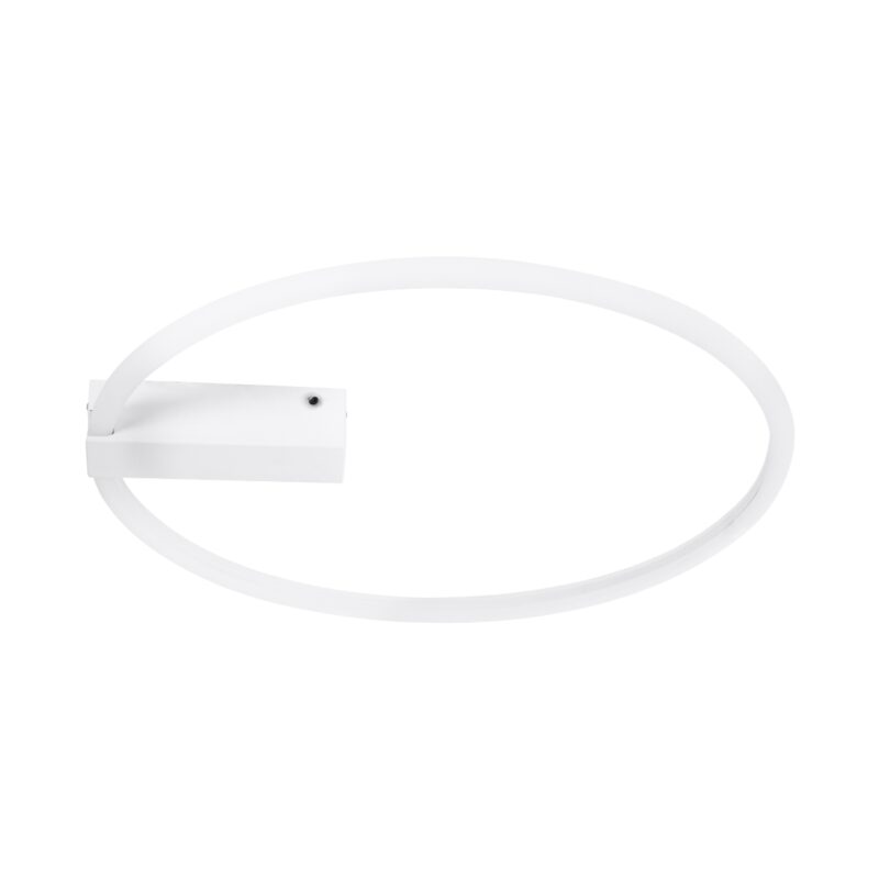 GloboStar® CINDERELLA 60981 Φωτιστικό Οροφής Δαχτυλίδι-Κύκλος LED CCT 30W 3360lm 360° AC 220-240V – Εναλλαγή Φωτισμού μέσω Τηλεχειριστηρίου All In One Ψυχρό 6000k+Φυσικό 4500k+Θερμό 2700k Dimmable Φ50cm – Λευκό – 3 Years Warranty