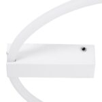 GloboStar® CINDERELLA 60981 Φωτιστικό Οροφής Δαχτυλίδι-Κύκλος LED CCT 30W 3360lm 360° AC 220-240V – Εναλλαγή Φωτισμού μέσω Τηλεχειριστηρίου All In One Ψυχρό 6000k+Φυσικό 4500k+Θερμό 2700k Dimmable Φ50cm – Λευκό – 3 Years Warranty