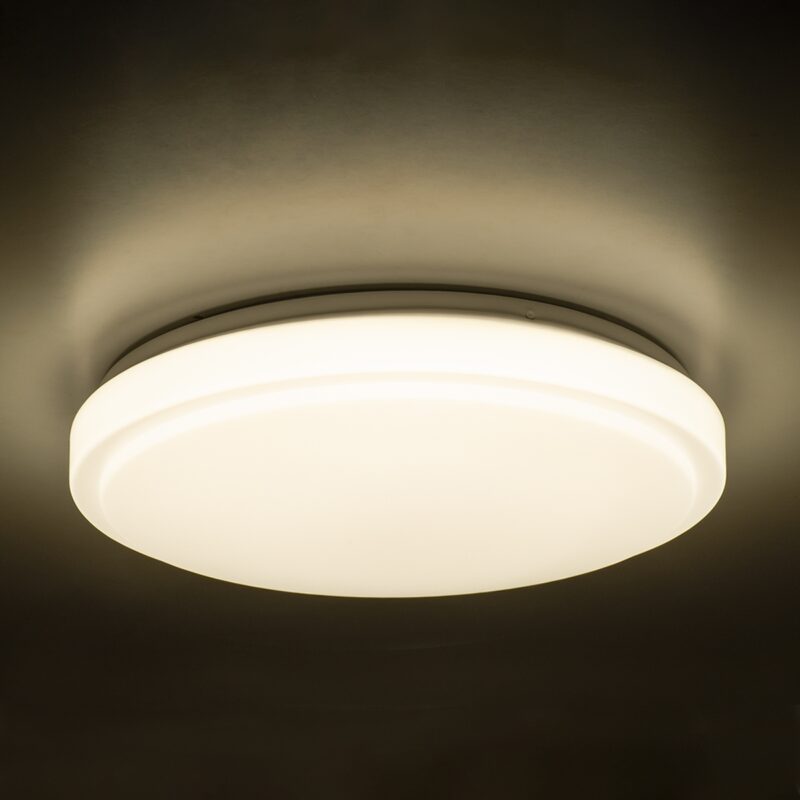 GloboStar® EMERGANO 60993 Πλαφονιέρα Οροφής LED 30W 2850lm 120° AC 220-240V με Ενσωματωμένο Σύστημα Emergency Li-ion 3450mAh/12.8Wh με Αυτονομία 3hrs – Αδιάβροχη IP54 Φ38 x Υ5.3cm Φυσικό Λευκό 4500K – Λευκό – Bridgelux Chips – 3 Years Warranty