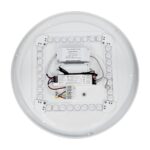 GloboStar® EMERGANO 60993 Πλαφονιέρα Οροφής LED 30W 2850lm 120° AC 220-240V με Ενσωματωμένο Σύστημα Emergency Li-ion 3450mAh/12.8Wh με Αυτονομία 3hrs – Αδιάβροχη IP54 Φ38 x Υ5.3cm Φυσικό Λευκό 4500K – Λευκό – Bridgelux Chips – 3 Years Warranty