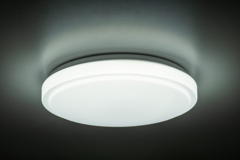 GloboStar® SENSORANO 60994 Πλαφονιέρα Οροφής LED 30W 3000lm 120° AC 220-240V με Ενσωματωμένο Σύστημα Ρυθμιζόμενου Microwave Αισθητήρα Κίνησης – Αδιάβροχη IP54 Φ38 x Υ5.3cm Ψυχρό Λευκό 6000K – Λευκό – Bridgelux Chips – 3 Years Warranty