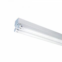 Φωτιστικό φθορίου 2x58W λευκό, ιδανικό για επαγγελματικούς χώρους και γκαράζ. Ενεργειακά αποδοτικός φωτισμός.