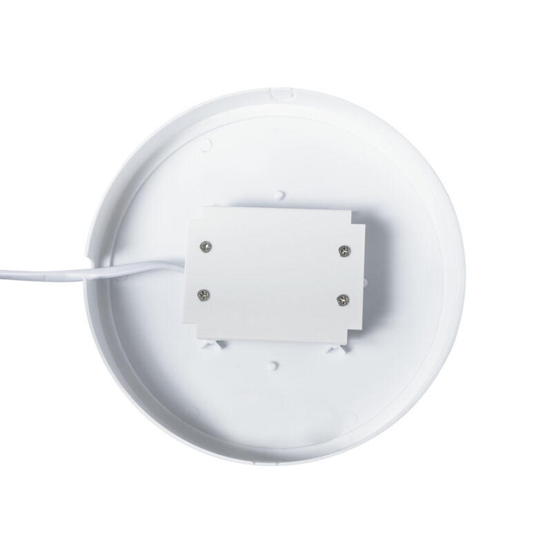 GloboStar® REVANO 61015 LED Πλαφονιέρα Οροφής Στρόγγυλη Φ17 15W 1425lm 180° AC 220-240V Αδιάβροχη IP54 Φ17 x Υ5cm Φυσικό Λευκό 4500K – 2 Χρόνια Εγγύηση