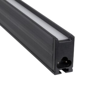GloboStar® OFFICE 61023-S Γραμμικό Φωτιστικό Οροφής Linear LED 18W 2230lm 120° AC 220-240V Μ120 x Π2 x Υ4cm Ψυχρό Λευκό 6000K – Μαύρο – 3 Years Warranty