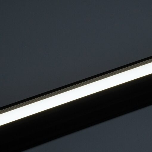 GloboStar® OFFICE 61024-S Γραμμικό Φωτιστικό Οροφής Linear LED 18W 2200lm 120° AC 220-240V Μ120 x Π2 x Υ4cm Φυσικό Λευκό 4500K – Μαύρο – 3 Years Warranty