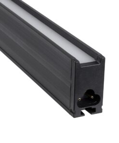 GloboStar® MARKET 61020-S Γραμμικό Φωτιστικό Οροφής Linear LED 18W 2230lm 60° AC 220-240V Μ120 x Π2 x Υ4cm Ψυχρό Λευκό 6000K – Μαύρο – 3 Years Warranty