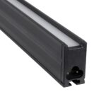 GloboStar® OFFICE 61024-S Γραμμικό Φωτιστικό Οροφής Linear LED 18W 2200lm 120° AC 220-240V Μ120 x Π2 x Υ4cm Φυσικό Λευκό 4500K – Μαύρο – 3 Years Warranty