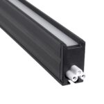 GloboStar® OFFICE 61024-S Γραμμικό Φωτιστικό Οροφής Linear LED 18W 2200lm 120° AC 220-240V Μ120 x Π2 x Υ4cm Φυσικό Λευκό 4500K – Μαύρο – 3 Years Warranty
