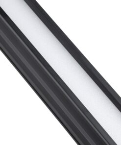 GloboStar® OFFICE 61025-S Γραμμικό Φωτιστικό Οροφής Linear LED 18W 2170lm 120° AC 220-240V Μ120 x Π2 x Υ4cm Θερμό Λευκό 2700K – Μαύρο – 3 Years Warranty