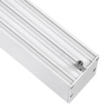 GloboStar® ORION 61031-S Γραμμικό Φωτιστικό Οροφής Linear LED CCT 72W 8600lm 120° AC 220-240V Μ120 x Π5.5 x Υ7cm – Εναλλαγή Φωτισμού μέσω Τηλεχειριστηρίου All In One Ψυχρό 6000k+Φυσικό 4500k+Θερμό 2700k Dimmable – Λευκό – 3 Years Warranty