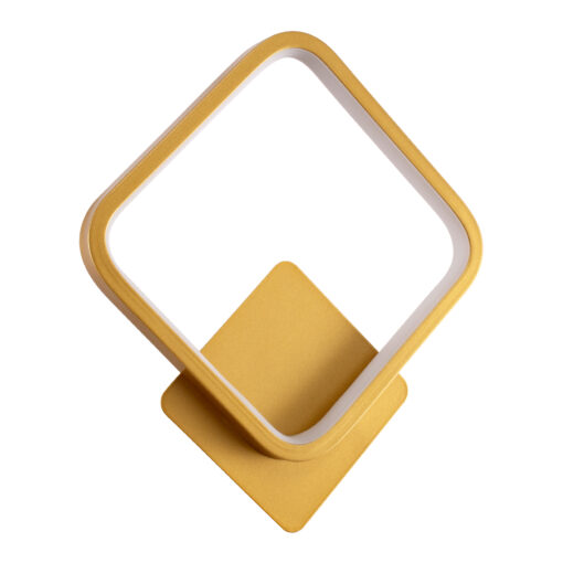 GloboStar® LENA 61081 Φωτιστικό Τοίχου – Απλίκα Design LED CCT 12W 1440lm 300° AC 220-240V – Εναλλαγή Φωτισμού μέσω Διακόπτη On/Off All In One Ψυχρό 6000k+Φυσικό 4500k+Θερμό 2700k Μ25 x Π5.5 x Υ29.5cm – Χρυσό Βούρτσας