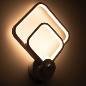 GloboStar® ANNA 61086 Φωτιστικό Τοίχου – Απλίκα Design LED CCT 15W 1800lm 300° AC 220-240V – Εναλλαγή Φωτισμού μέσω Διακόπτη On/Off All In One Ψυχρό 6000k+Φυσικό 4500k+Θερμό 2700k Μ25 x Π8 x Υ30cm – Λευκό