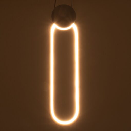 GloboStar® ILDI 61089 Κρεμαστό Φωτιστικό Οροφής Design LED CCT 12W 1440lm 300° AC 220-240V – Εναλλαγή Φωτισμού μέσω Διακόπτη On/Off All In One Ψυχρό 6000k+Φυσικό 4500k+Θερμό 2700k Μ10 x Π2.3 x Υ38cm – Λευκό