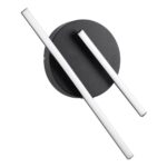 GloboStar® DRACO 61091 Φωτιστικό Οροφής Γραμμικό Linear Design LED CCT 36W 4428lm 120° AC 220-240V – Εναλλαγή Φωτισμού μέσω Τηλεχειριστηρίου All In One Ψυχρό 6000k+Φυσικό 4500k+Θερμό 2700k Dimmable Φ50 x Υ6cm – Μαύρο – 3 Years Warranty