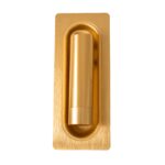 GloboStar® MANHATTAN 61100 Μοντέρνο Χωνευτό Φωτιστικό Τοίχου – Απλίκα Ξενοδοχείου Bed Side LED 3W 405lm 36° AC 220-240V – Reading Light – Μ7 x Π7 x Υ17cm – Φυσικό Λευκό 4500K – Χρυσό Βούρτσας