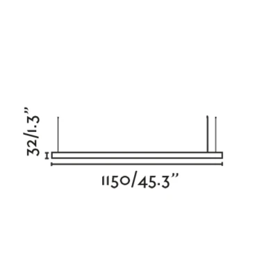 Faro Barcelona VICO 1150 Κρεμαστό Φωτιστικό LED  με Χωνευτό Κουβούκλιο σε Μαύρο Χρώμα 30W 2700K  – 61104