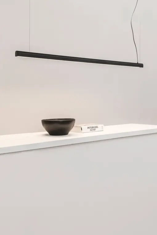 Faro Barcelona VICO 1150 Κρεμαστό Φωτιστικό LED  με Χωνευτό Κουβούκλιο σε Μαύρο Χρώμα 30W 2700K  – 61104
