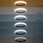 GloboStar® DIAMOND 61130 Κρεμαστό Φωτιστικό Δαχτυλίδι-Κύκλος LED CCT 45W 5230lm 360° AC 220-240V – Εναλλαγή Φωτισμού μέσω Τηλεχειριστηρίου All In One Ψυχρό 6000k+Φυσικό 4500k+Θερμό 2700k Dimmable Φ60cm – Μαύρο – 3 Years Warranty