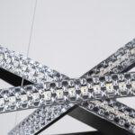 GloboStar® DIAMOND TRIO 61136 Κρεμαστό Φωτιστικό Δαχτυλίδι-Κύκλος LED CCT 100W 12123lm 360° AC 220-240V – Εναλλαγή Φωτισμού μέσω Τηλεχειριστηρίου All In One Ψυχρό 6000k+Φυσικό 4500k+Θερμό 2700k Dimmable Φ25+40+60cm – Μαύρο – 3 Years Warranty