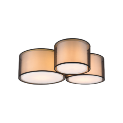 Φωτιστικό Οροφής Trio Lighting BURTON 3x E27 Μαύρο Ματ Μεταλλικό – 611490332
