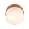 Φωτιστικό Οροφής Trio Lighting SEASONS  2x E14 Kαφέ Ξύλο Και Ύφασμα – 611500201