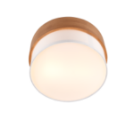Φωτιστικό Οροφής Trio Lighting SEASONS  2x E14 Kαφέ Ξύλο Και Ύφασμα – 611500201